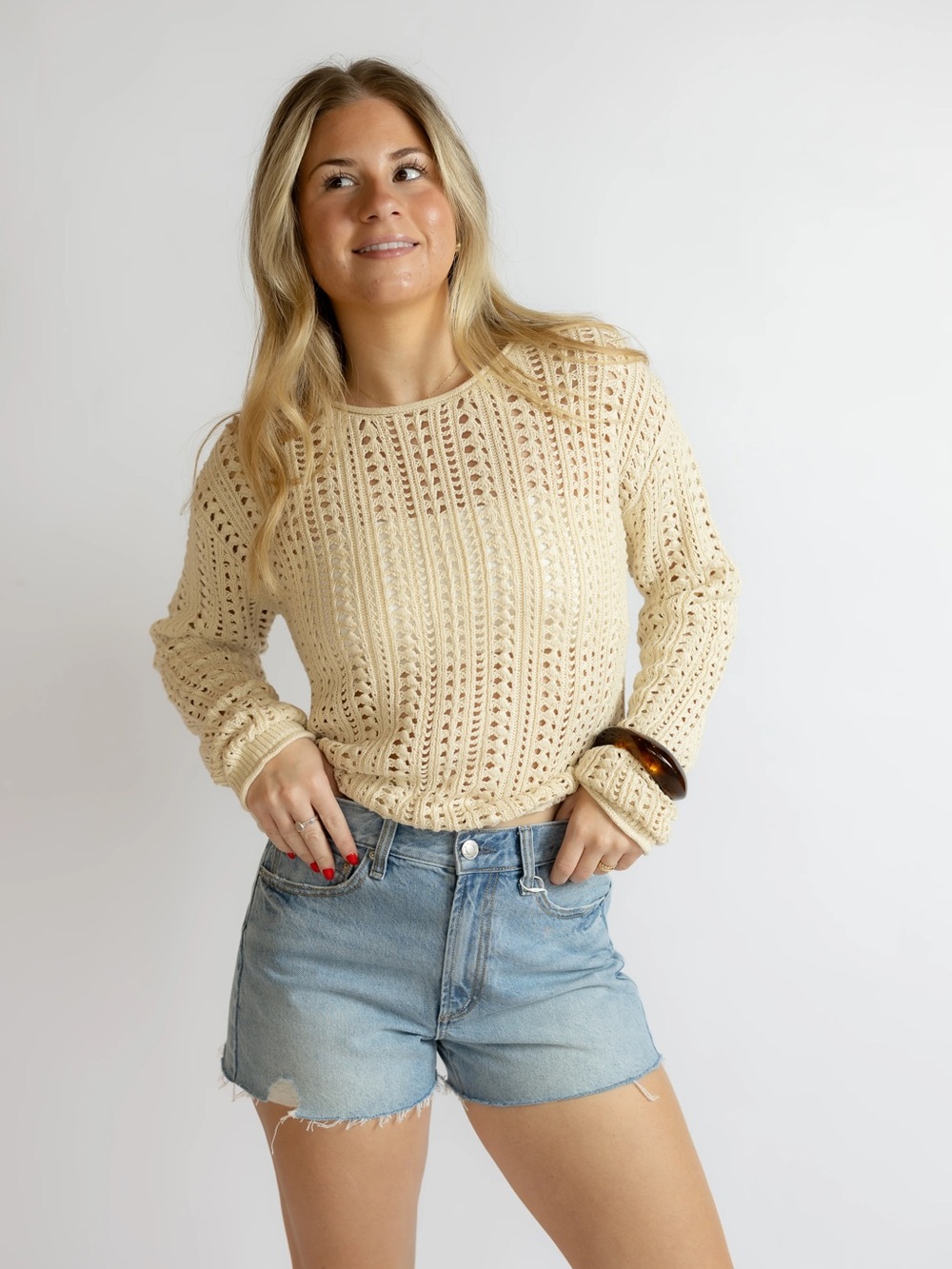 Upland Crochet Sweater Top